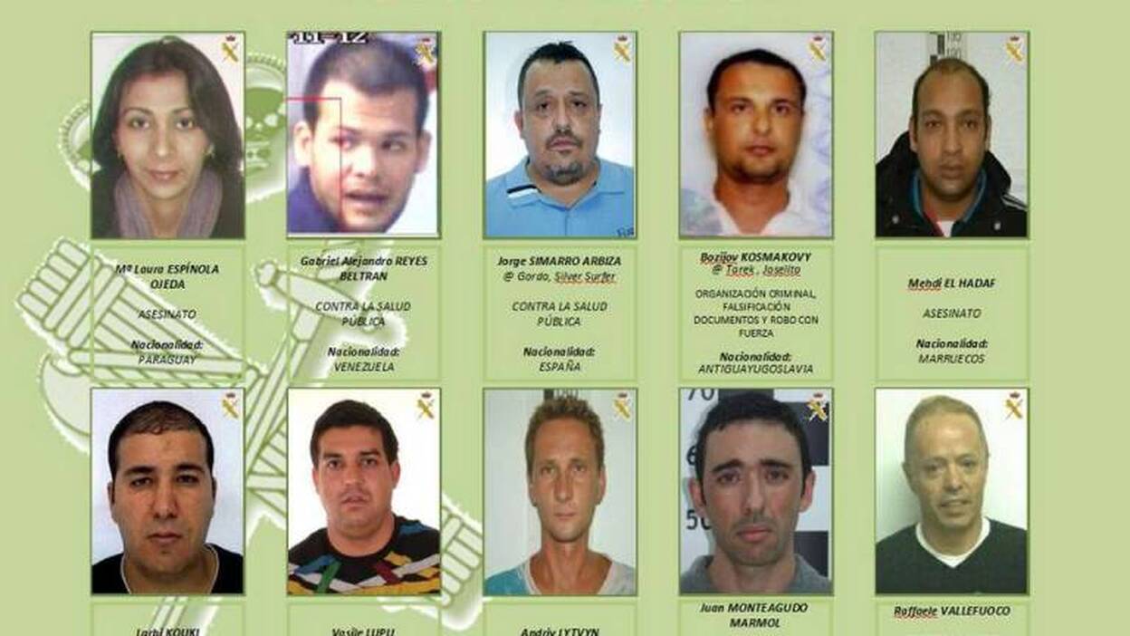 La Guardia Civil pide colaboración para detener a diez fugitivos