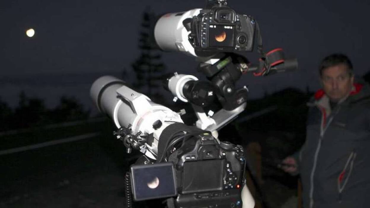 Canarias, único punto de Europa desde el que se vio el eclipse lunar