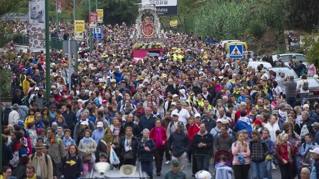 Bajada de la Virgen del Pino a la capital