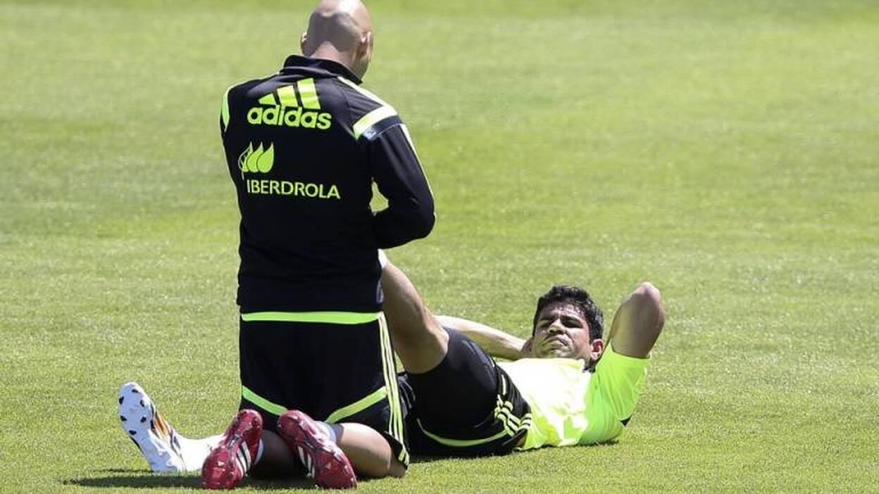 Entrenamiento de la Selección Española de Fútbol