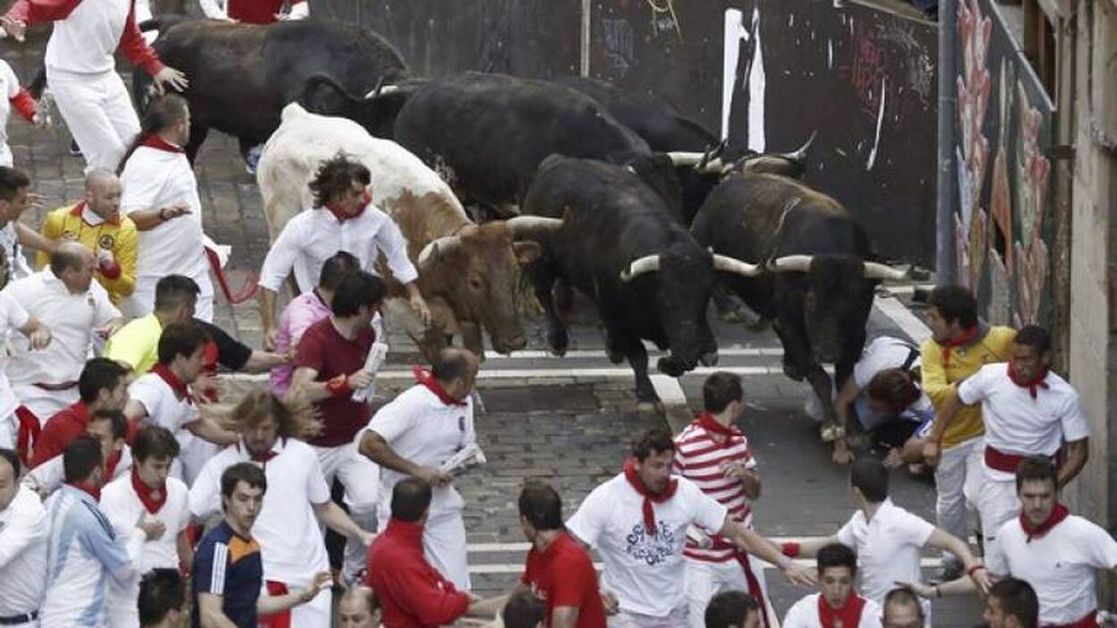 El segundo encierro, rápido y limpio