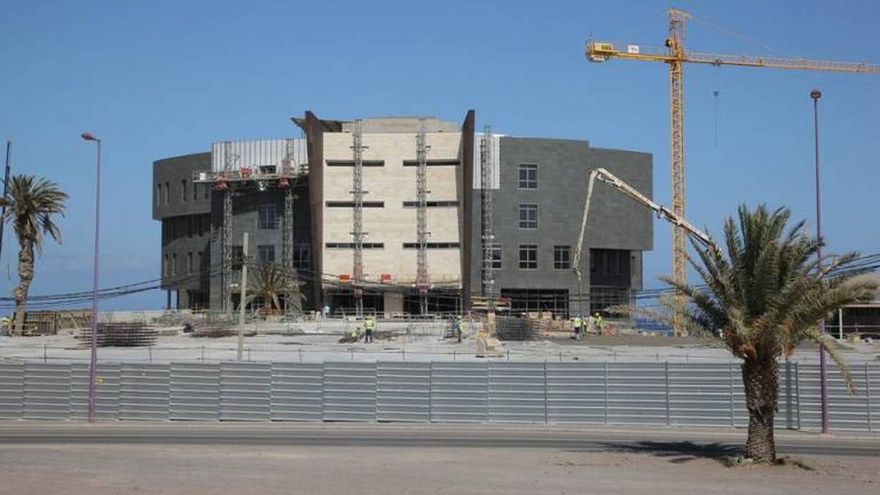 Obras del Edificio de Formación y Congresos en Fuerteventura