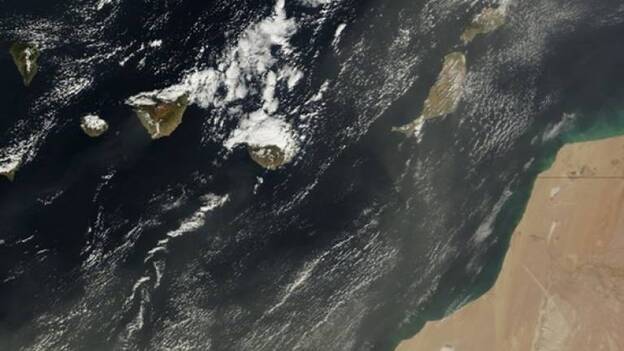 El polvo del Sáhara se abate sobre Canarias