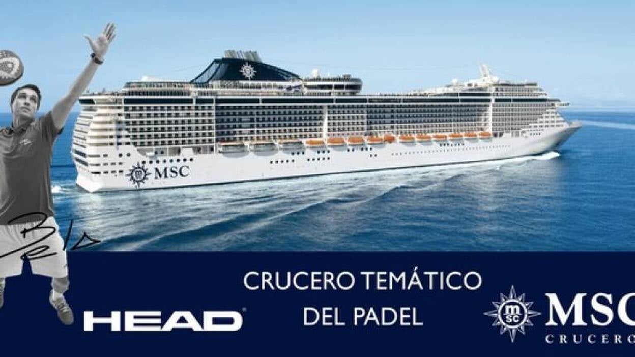 Primer crucero temático del pádel de MSC Cruceros