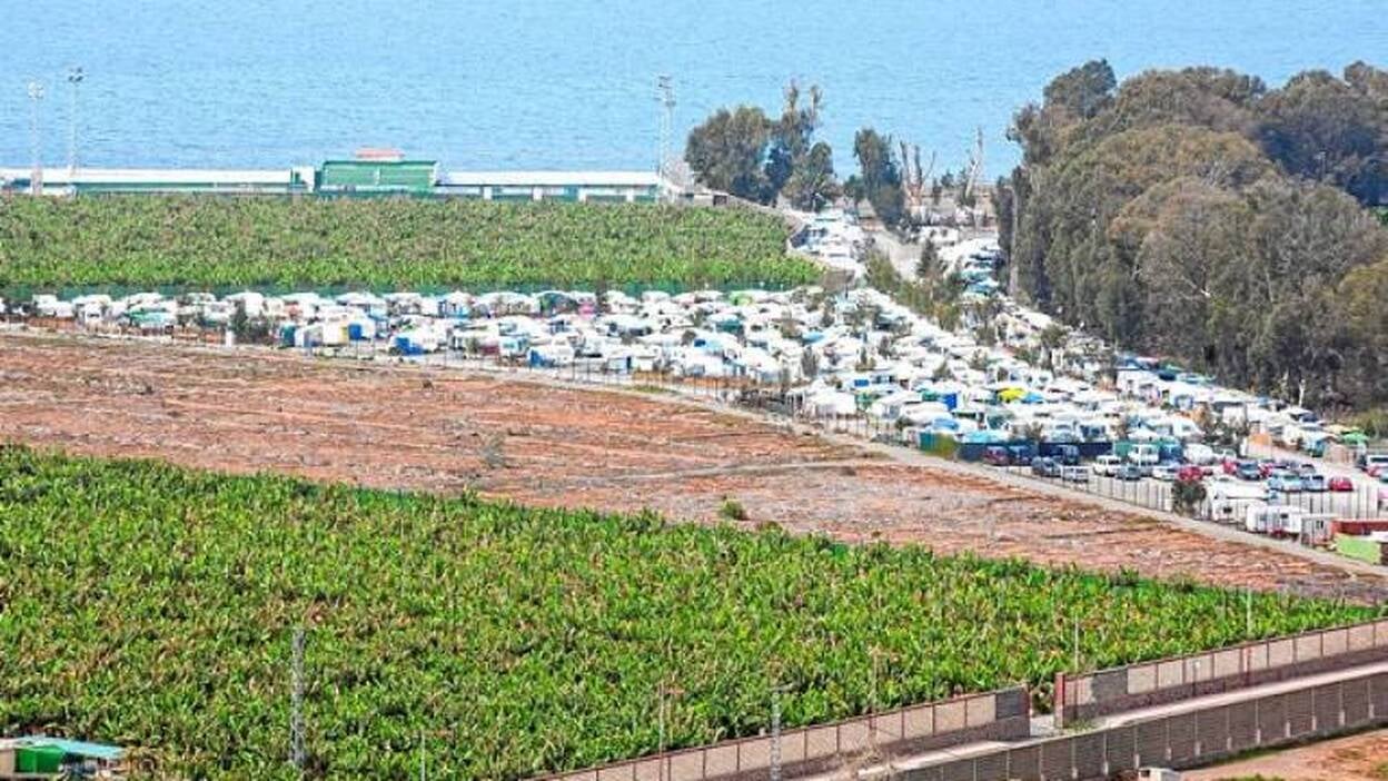 Reboso en las pocas áreas para acampar del Sur