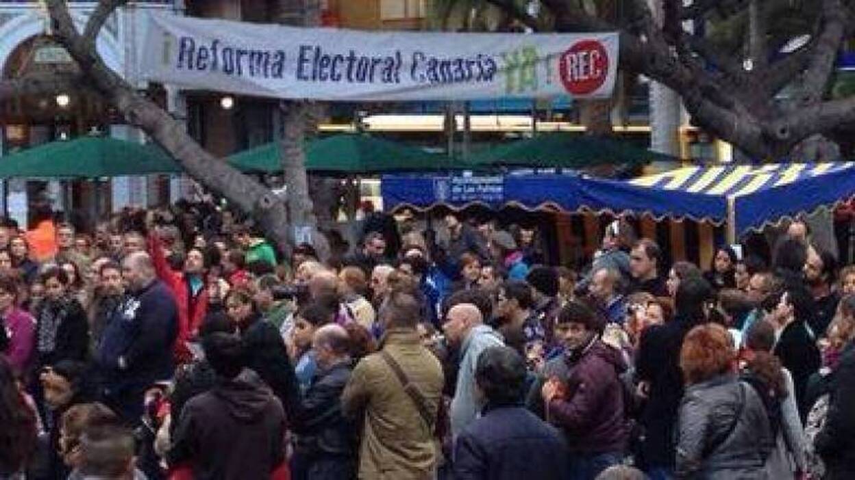 Una campaña busca firmas contra el sistema electoral