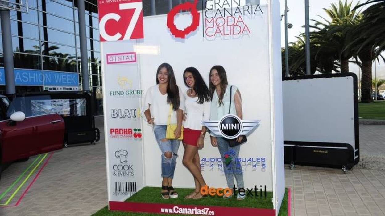 Photocall de CANARIAS7 en Moda Cálida