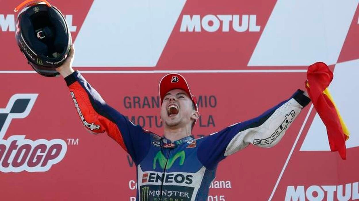 Jorge Lorenzo, tricampeón del mundo
