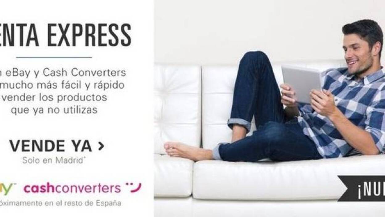 eBay y Cash Converters lanzan un servicio de venta exprés online a domicilio