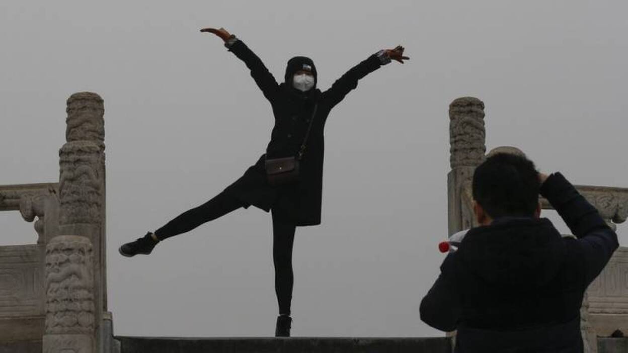 Vivir con mascarilla y purificador en Pekín