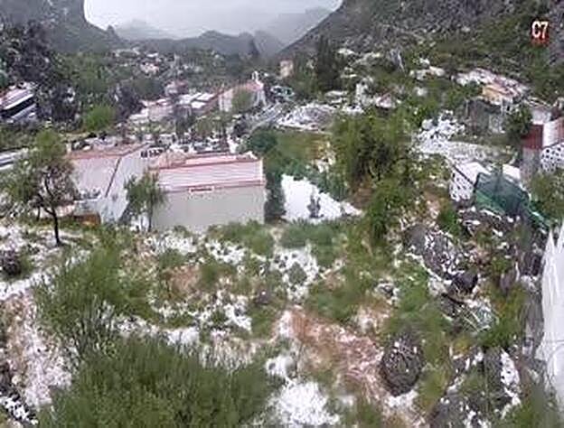 La Cumbre helada, a vista de pájaro