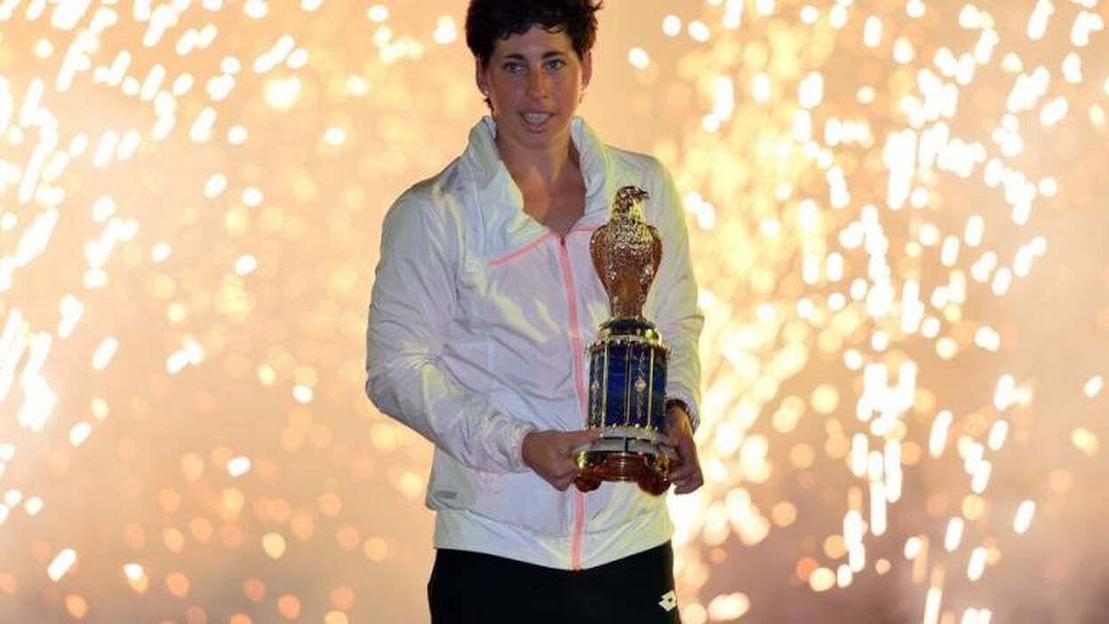 Carla Suárez: "Estar entre las seis mejores te va dando confianza"