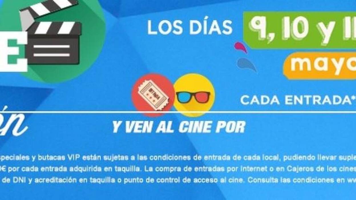 La Fiesta del Cine arranca hoy con entradas a 2,90 euros
