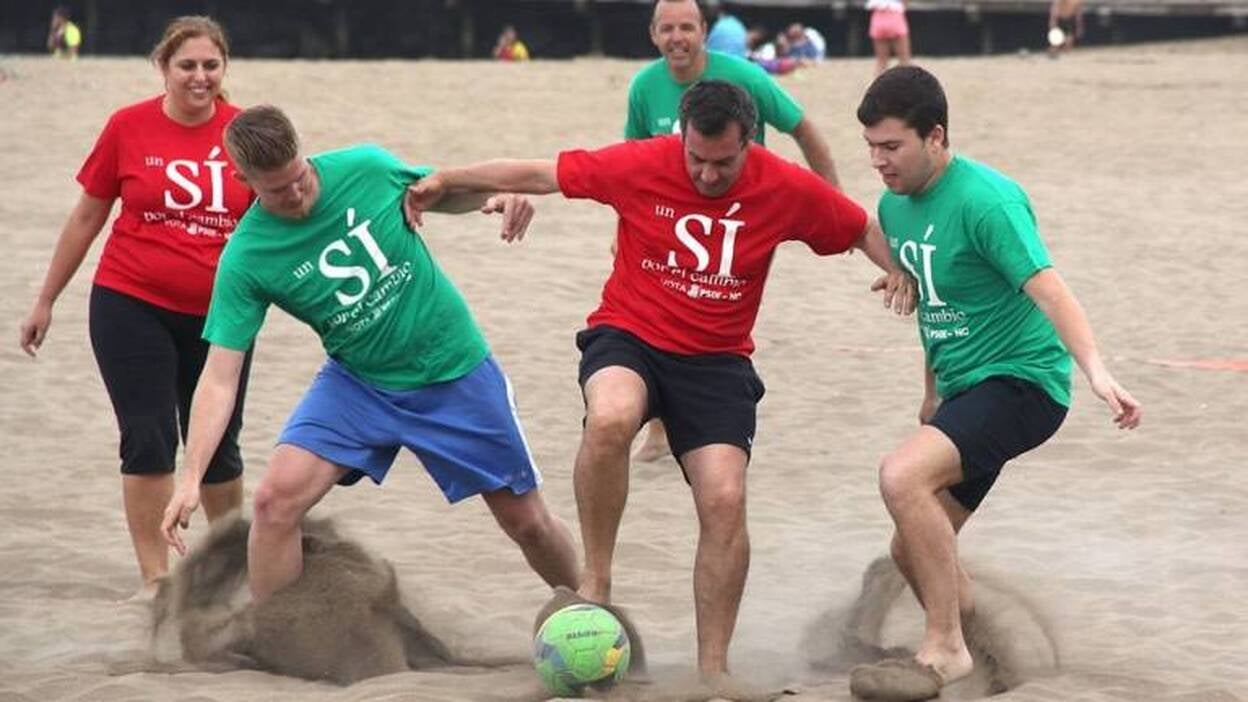 PSOE-NC se la juegan en la arena