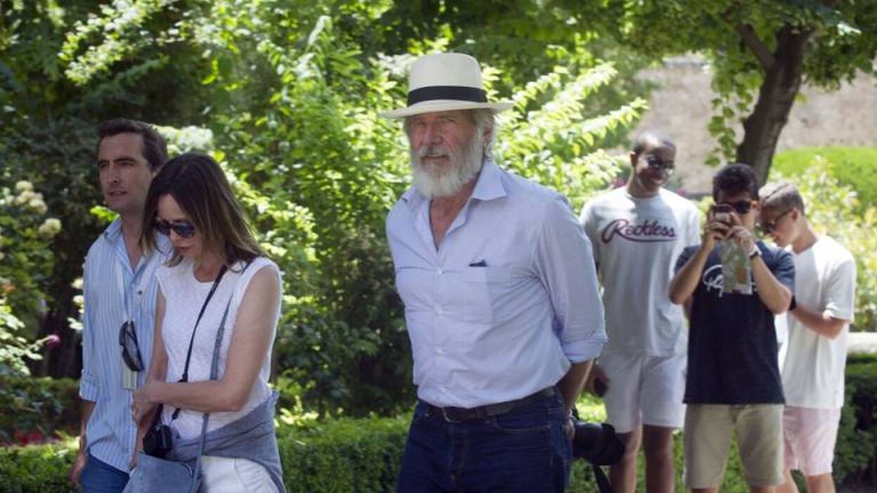 Harrison Ford visita la Alhambra
