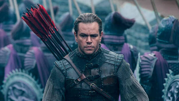 Matt Damon defenderá a China de invasión de monstruos en &quot;La Gran Muralla&quot;