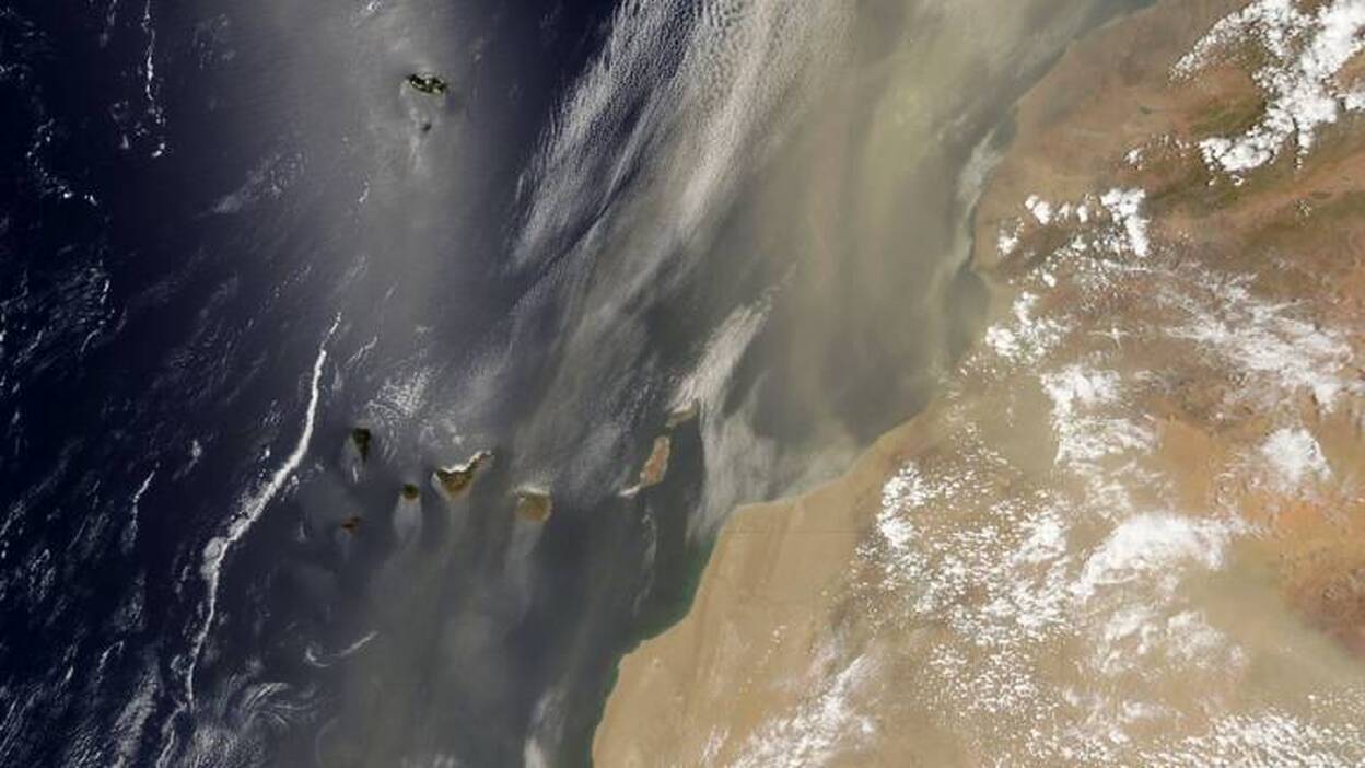 La calima que viajó desde Canarias a EE UU