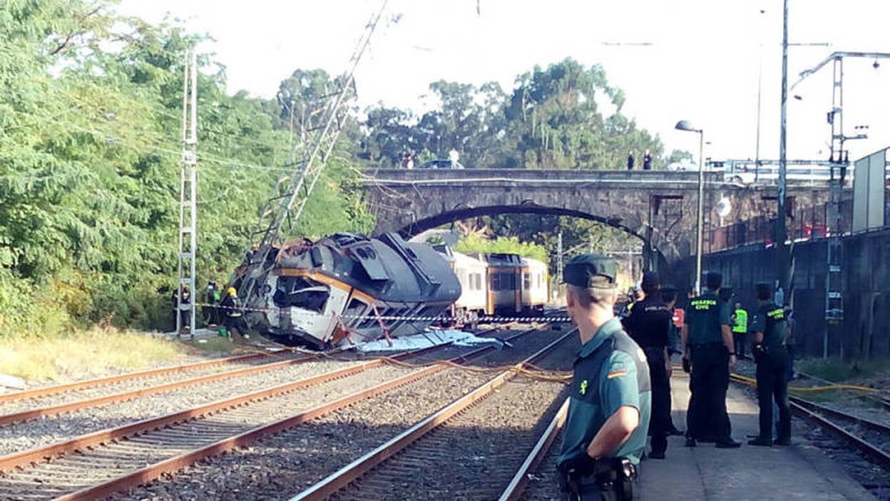 Extraen los datos de la caja negra del tren