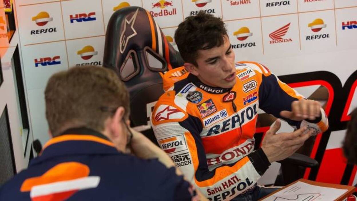 Marc Márquez: "Quizá esta Honda es la mejor del año pasado"