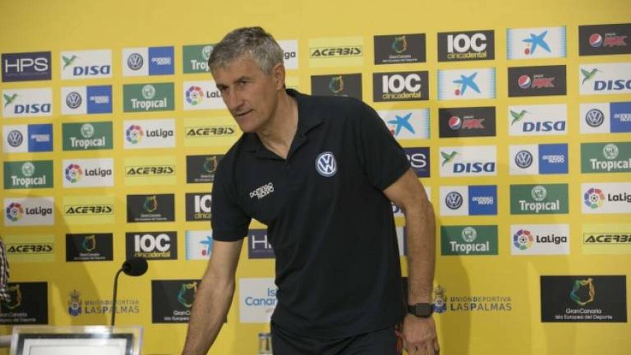 Setién: "Será un partido equilibrado, lo ganará el que esté más acertado"