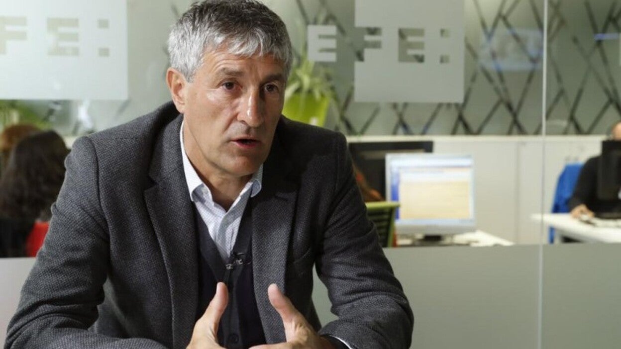 Setién: "Quiero terminar de la mejor manera"