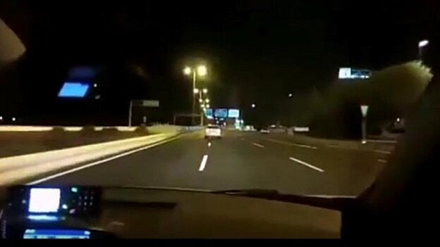 Persecución de película en la Avenida Marítima