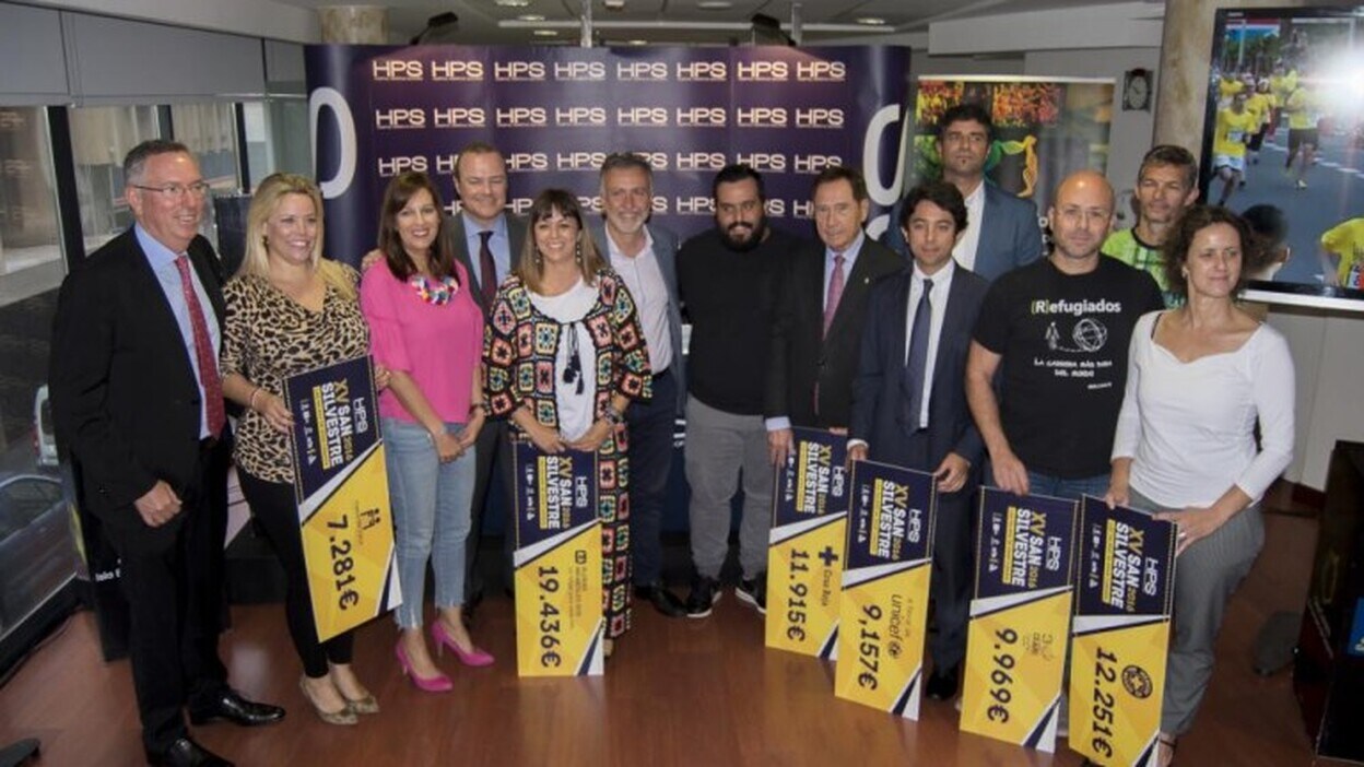 La HPS San Silvestre 2016 entrega 70.000 euros a proyectos solidarios