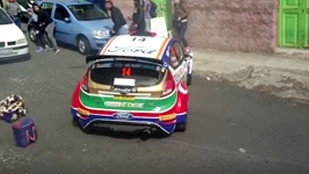 Incidente en el Rally Islas Canarias
