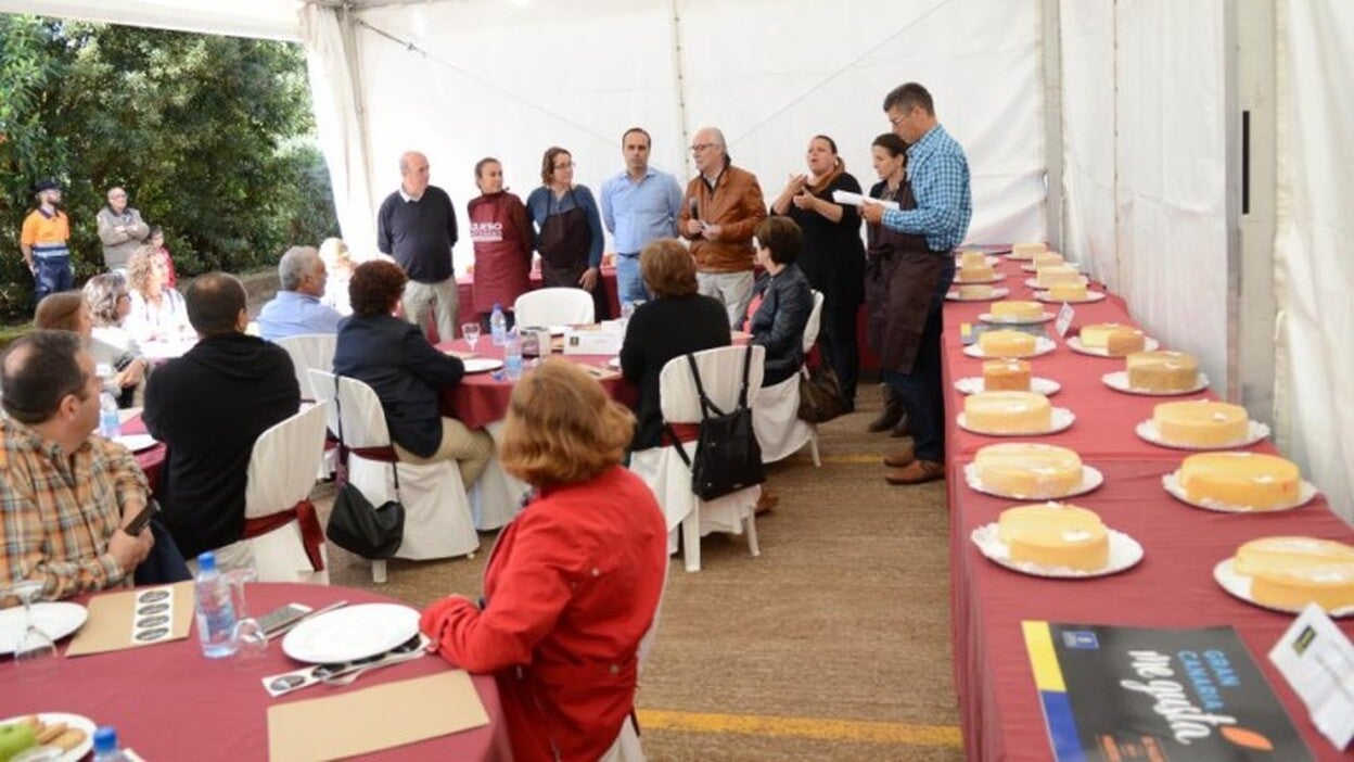 El queso Hoya del Cavadero de Moya, Mejor Curado de Gran Canaria 2017
