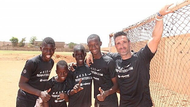 Ernesto García, un portero en Mali