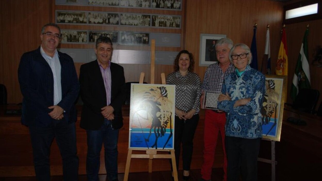 Dámaso presenta su cartel para el Festival de Folklore de Ingenio