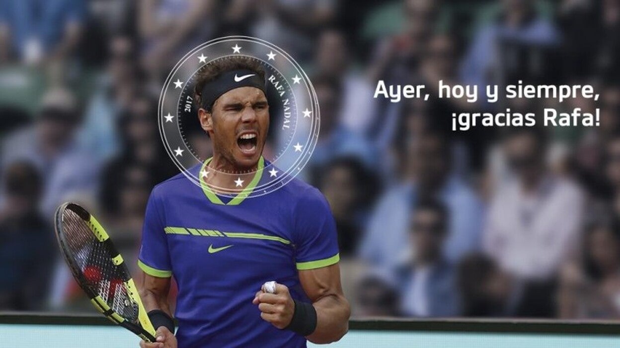 Rafa Nadal, en las monedas de dos euros