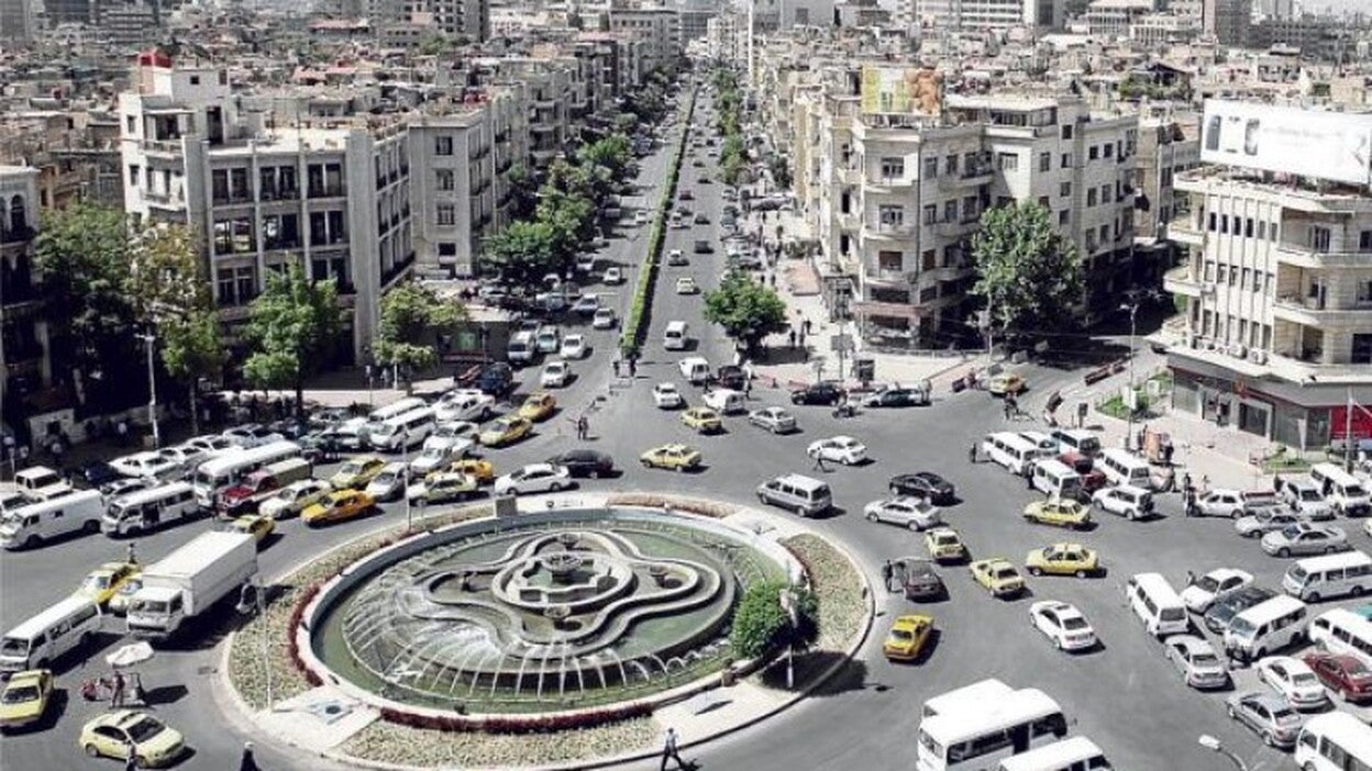 Dos proyectiles impactan en pleno centro de Damasco, sin causar víctimas