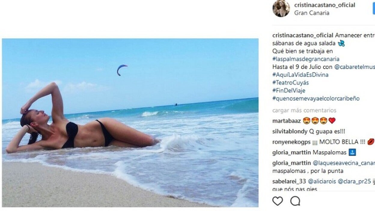 La protagonista de Cabaret, enamorada de Gran Canaria