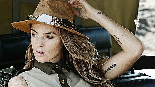 Aida Artiles posando su colección / C7