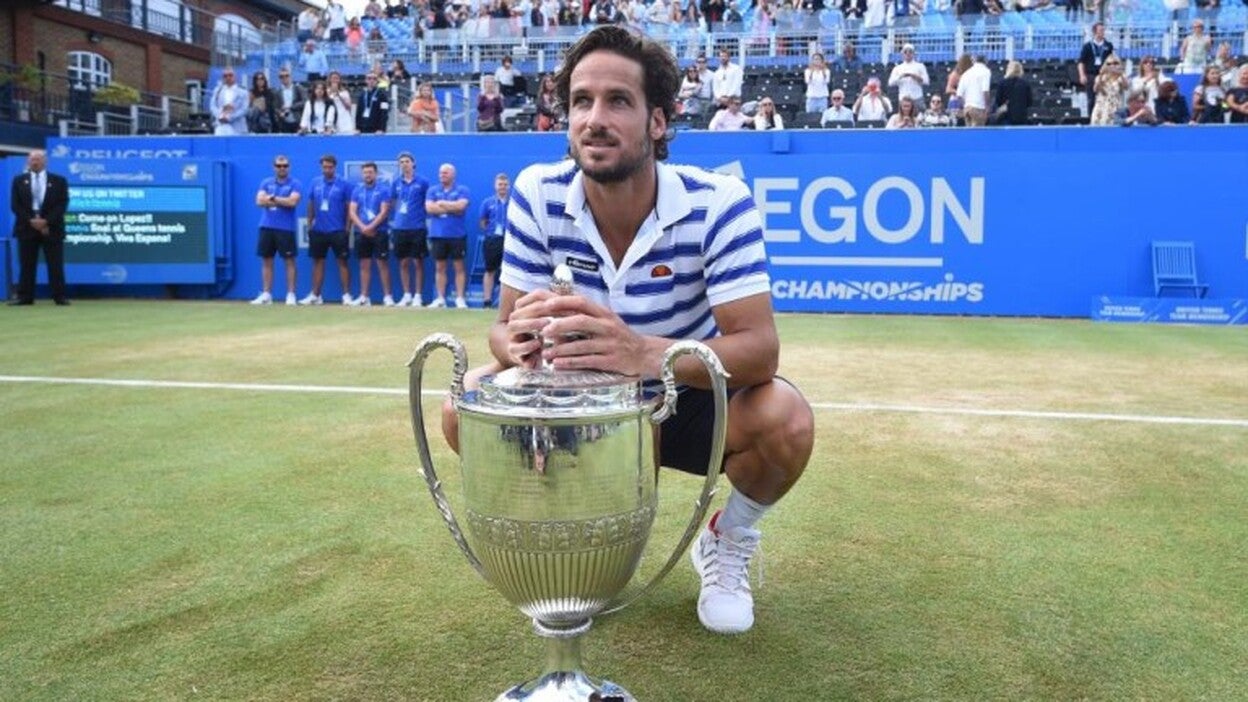 Feliciano López gana a Cilic y se apunta su primer título en Queen's
