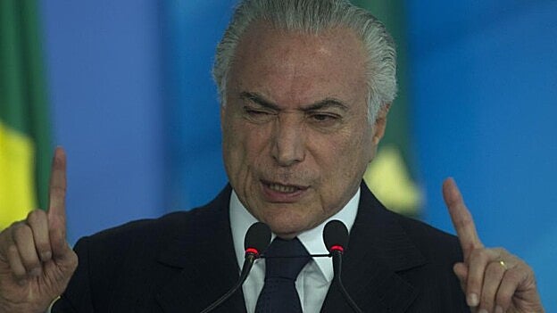 La Fiscalía denuncia al presidente de Brasil por corrupción