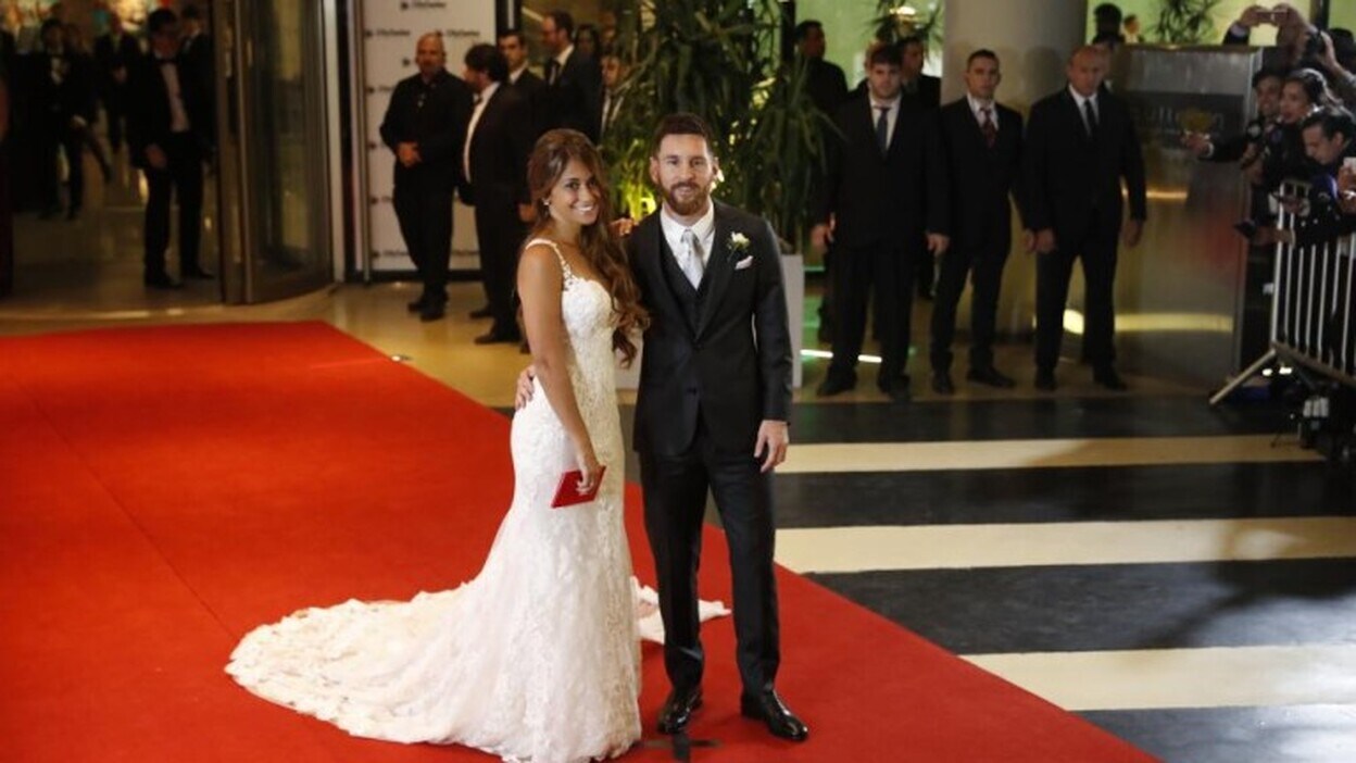 La boda de Messi en imágenes