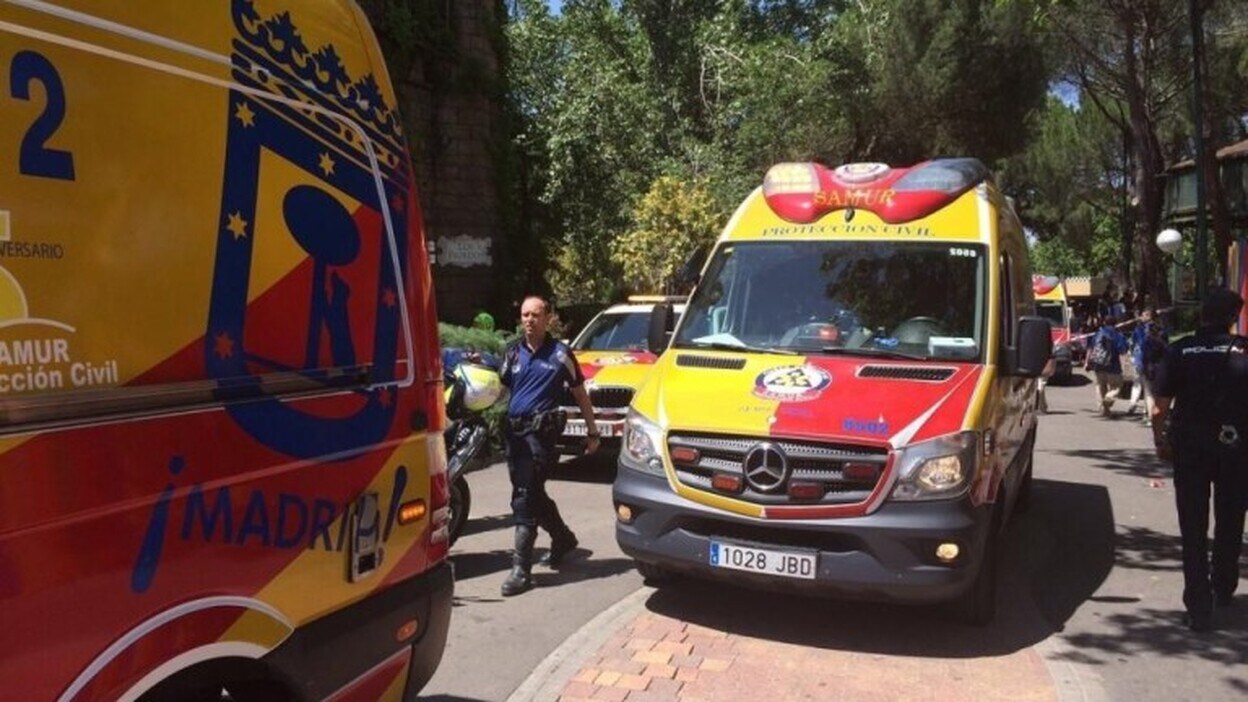 33 heridos en una montaña rusa de Madrid