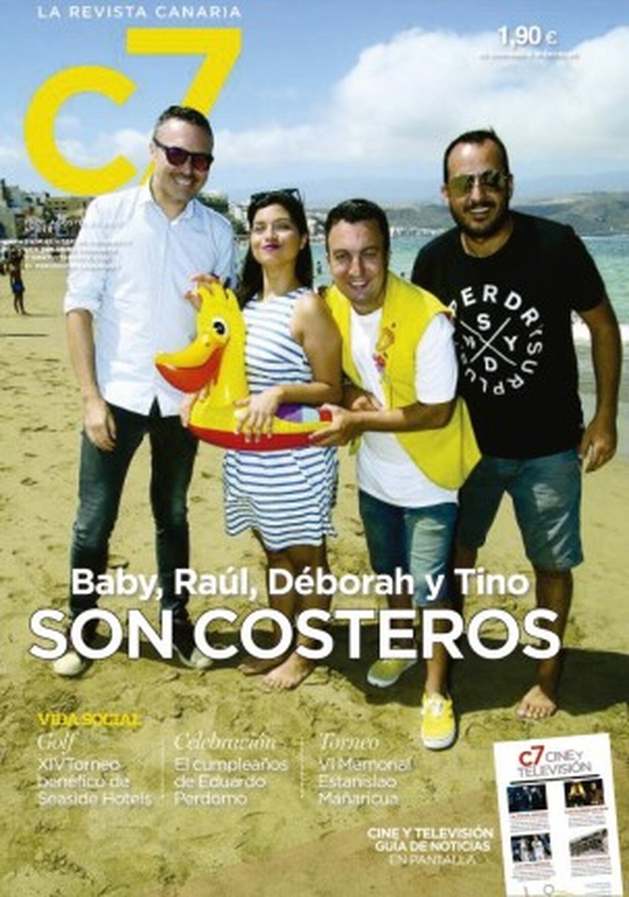 El elenco de ‘Somos costeros’, en C7