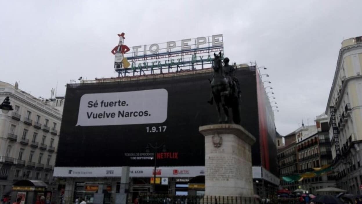 La polémica promoción de Narcos en Madrid