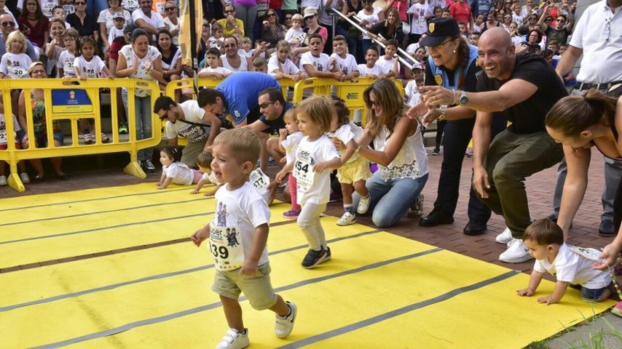 En esta carrera se puede gatear
