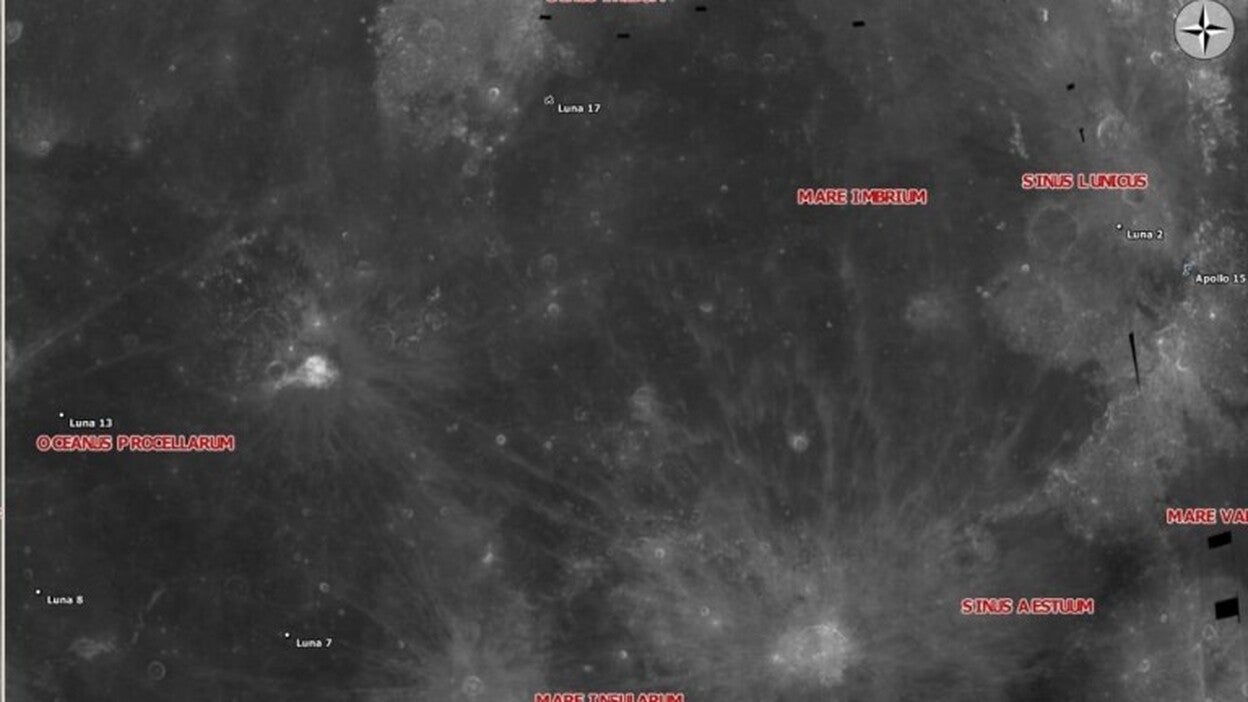 El primer objeto humano en la Luna cumple 58 años