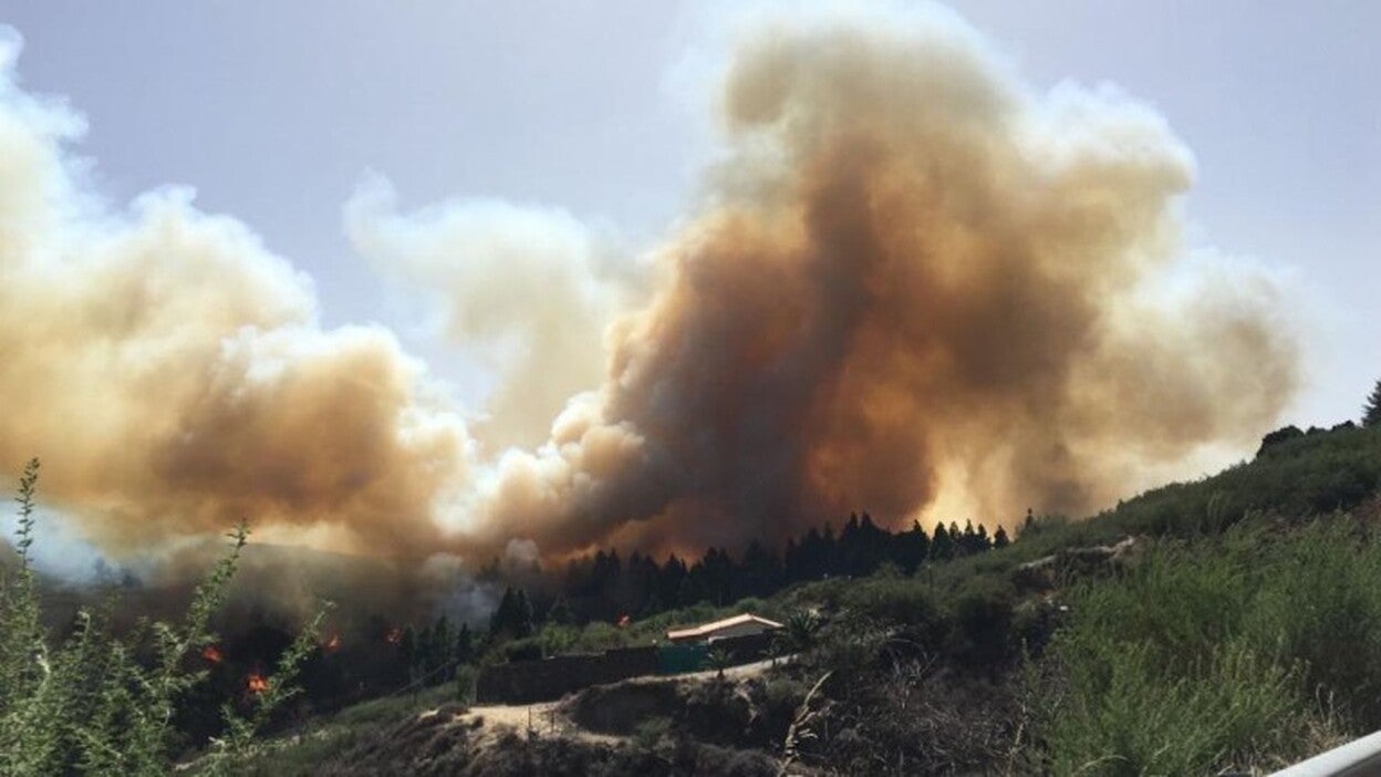 Se esperan lluvias de madrugada en la cumbre de Gran Canaria