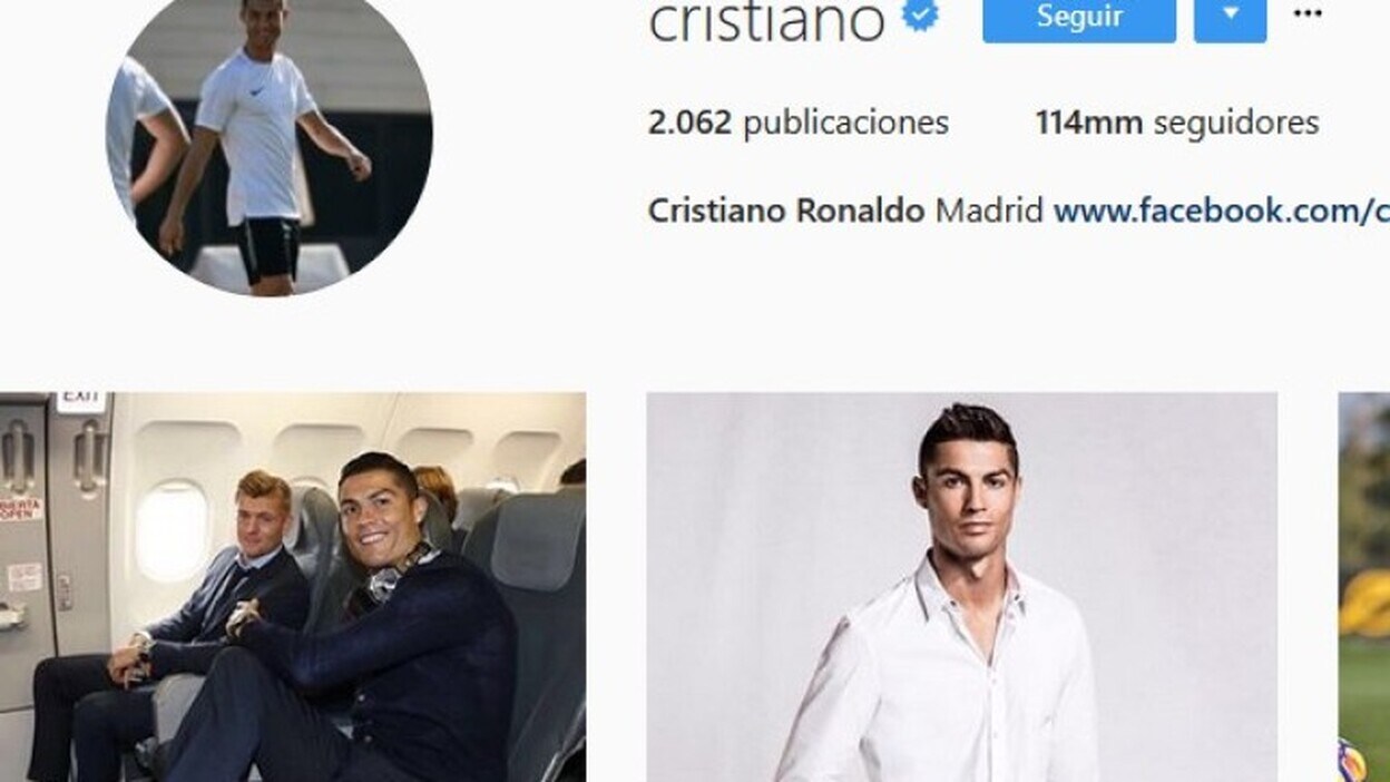 Cristiano, el personaje más seguido del mundo en redes sociales