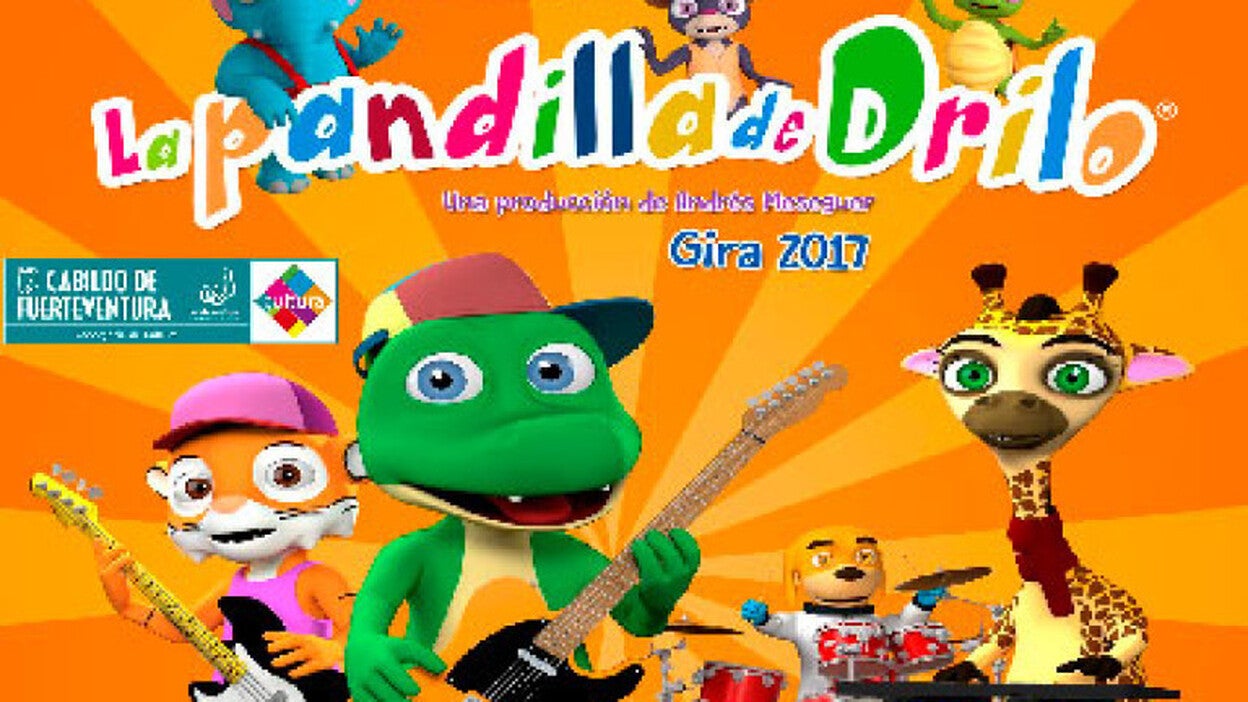 ‘La Pandilla de Drilo’ llega al Auditorio Insular
