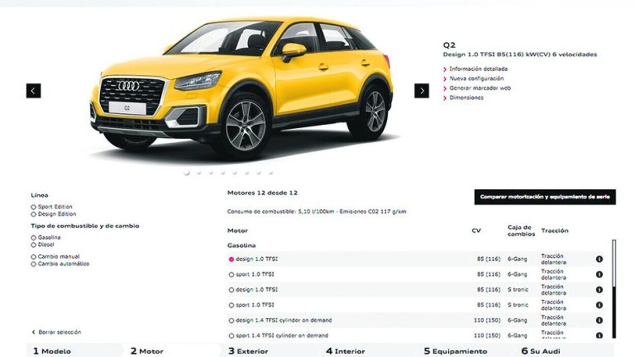 Audi Canarias estrena web y configurador avanzado