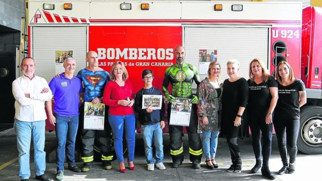 Superhéroes disfrazados de cómic