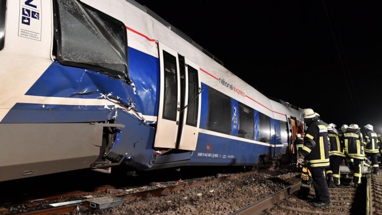 Decenas de heridos en un accidente de tren al oeste de Alemania