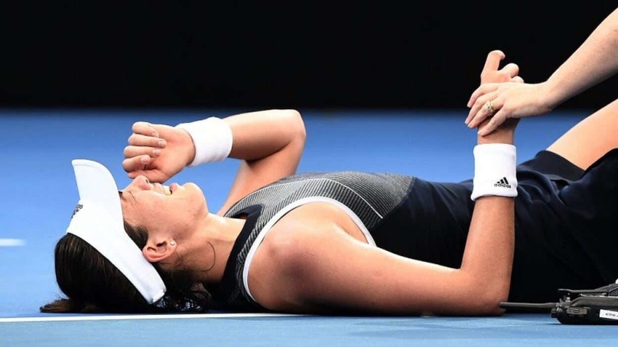 Muguruza ser retira por calambres en Brisbane